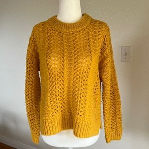 Marigold Open Weave Madewell Sweater